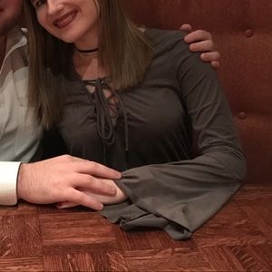 Velvet Bell Sleeve Dress